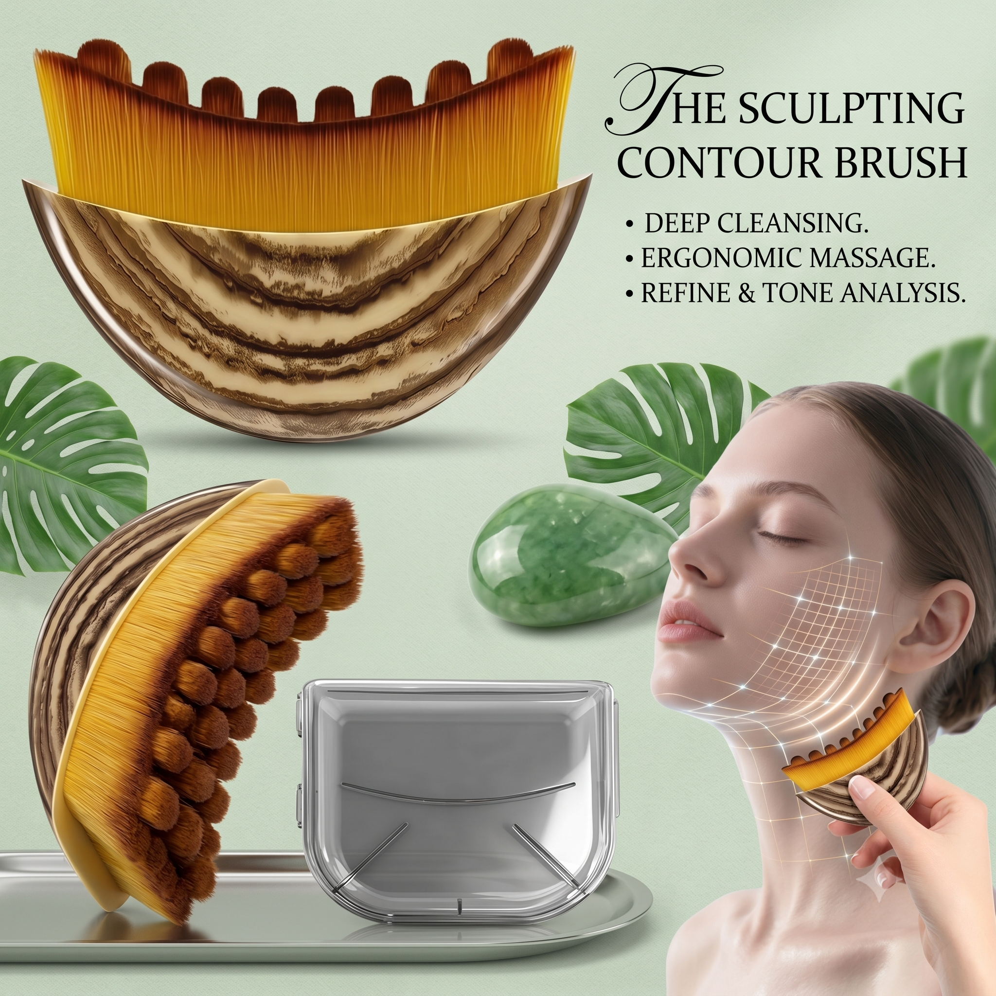 Lymphatic Contour Face Brush